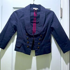 Ann Taylor LOFT navy blue jacket